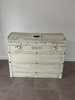 Antiek oude schatkist hutkoffer dekenkist vintage brocant, Antiek en Kunst, Antiek | Woonaccessoires, Ophalen
