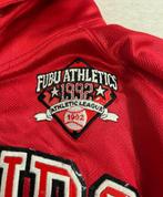 Fubu Athletics Hoodie L rood 1992 rugnr. 05 xl trui pullover, Shirt, Ophalen of Verzenden, Zo goed als nieuw, Overige sporten