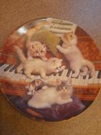 Poezen porselein wandborden 11 stuks merk 20.5 cm, Ophalen of Verzenden