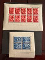 1942 Legioenblokken NVPH nr V402-403 postfris, Postzegels en Munten, Postzegels | Nederland, Verzenden, Na 1940, Postfris