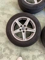 Audi a4 velgen met banden, Ophalen, 16 inch, 205 mm, Winterbanden
