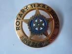 Vintage Rotary Texas Posse Pin, Ophalen of Verzenden, Gebruikt, Speldje of Pin