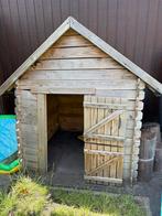 Houten speelhuisje, Kinderen en Baby's, Speelgoed | Buiten | Speelhuisjes, Ophalen, Gebruikt, Hout