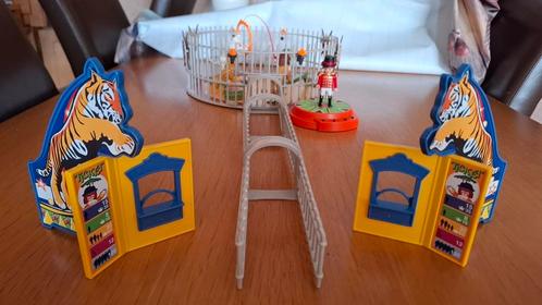 Playmobil Circus Roofdieren act 4233 met uitbreiding, Kinderen en Baby's, Speelgoed | Playmobil, Zo goed als nieuw, Complete set