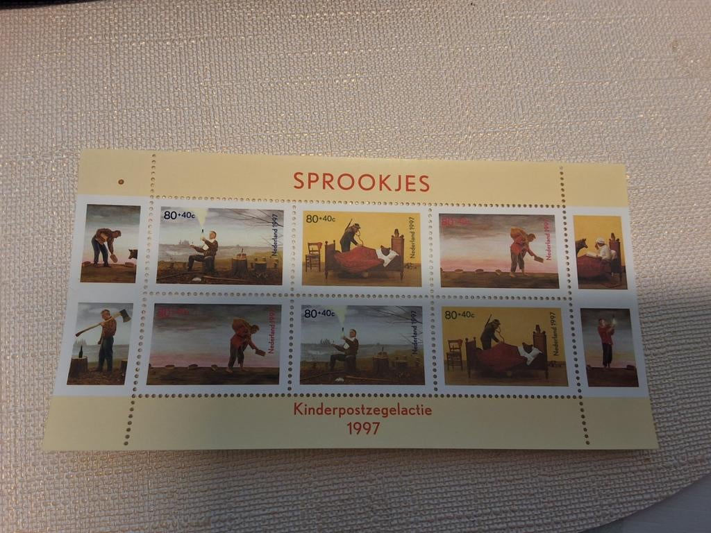 Kinderpostzegels 1997 - Sprookjes, Ophalen of Verzenden, Na 1940, Postfris