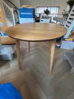 Kave Home Aanpasbare Tafel - Hout, Huis en Inrichting, Tafels | Eettafels, Ophalen, Zo goed als nieuw, Rond, 150 tot 200 cm