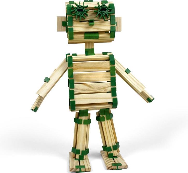 Join Clips 400 clips 80 plankjes sint kerst cadeau kapla, Kinderen en Baby's, Speelgoed | Bouwstenen, Nieuw, Ophalen of Verzenden