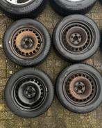 5x100 stalen velgen 185 60 15 winterbanden, Auto-onderdelen, Banden en Velgen, Ophalen, Gebruikt, 15 inch, Banden en Velgen