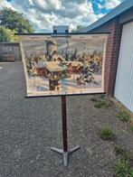 Mooie oude landkaart standaard  met kaart, Antiek en Kunst, Antiek | Schoolplaten, Ophalen, Aardrijkskunde