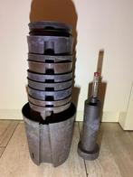 Potten voor hydrocultuur met watermeter, Tuin en Terras, Ophalen, Kunststof, Gebruikt, Rond