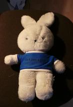 Verzamelen Vintage witte knuffel Nijntje blauw jasje + naam, Ophalen, Zo goed als nieuw, Konijn