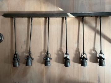 Metalen hanglampen met 6 spots beschikbaar voor biedingen