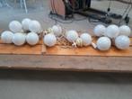 Vintage lichtslinger met bolvormige lampen, Ophalen, Gebruikt, Vintage