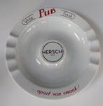 Vintage Herschi reclame asbak white pub fresh, Ophalen of Verzenden, Gebruikt, Gebruiksvoorwerp