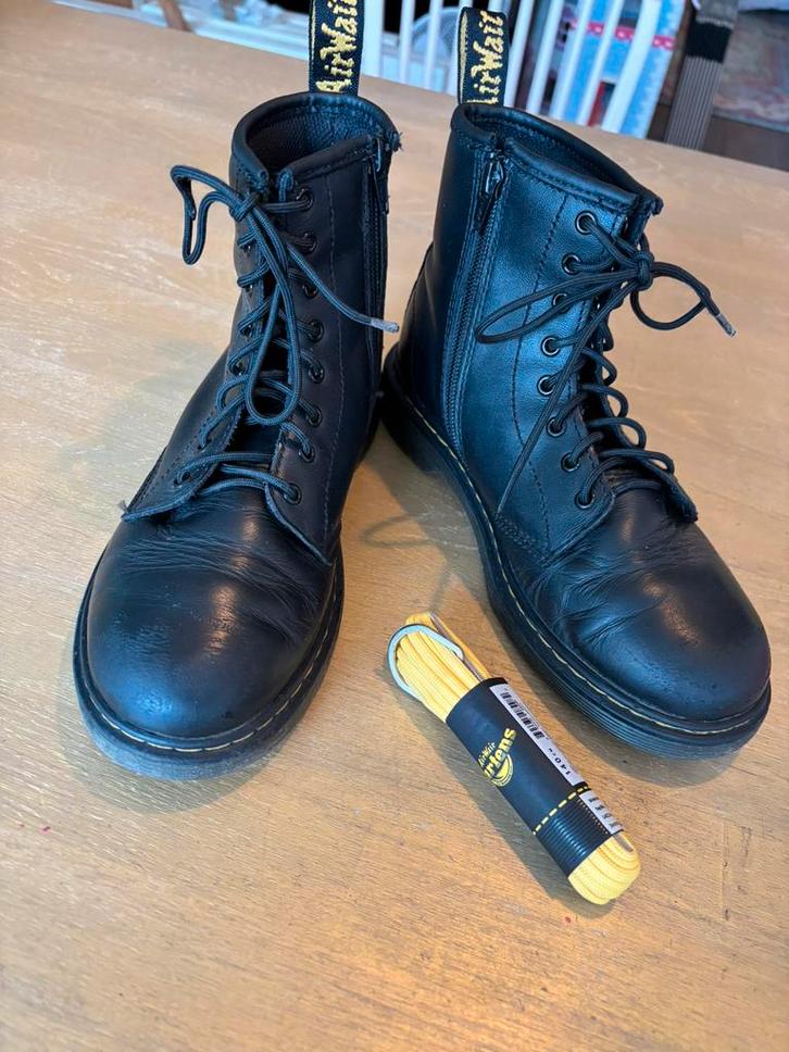Dr Martens schoenen boots laarsjes 36 / 3 zwart leer 1460, Kinderen en Baby's, Kinderkleding | Schoenen en Sokken, Gebruikt, Schoenen