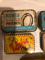 Oude Fiets Banden Repair blikjes, Verzamelen, Merken en Reclamevoorwerpen, Ophalen of Verzenden, Gebruikt, Verpakking