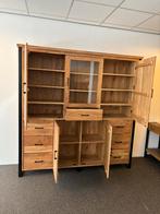 vitrine kast Acacia hout NIEUW massief !!, Ophalen, Nieuw, 25 tot 50 cm, 150 tot 200 cm