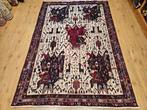 Vintage handgeknoopt perzisch tapijt afshar 233x162, Info@SlatsAntiek.nl, Perzisch, 150 tot 200 cm, 200 cm of meer