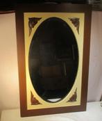 Prachtige Grote Vintage Spiegel - 97x63, Minder dan 100 cm, Rechthoekig, Ophalen of Verzenden, Zo goed als nieuw