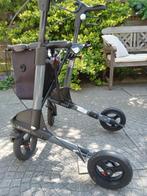 Grijze rollator Topro Troja met bijpassend mandje, Diversen, Rollators, Ophalen, Opvouwbaar, Zo goed als nieuw