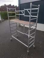 Altrex kamersteiger 75x195 met opzetframe, werkhoogte 4 mtr, Ophalen, Zo goed als nieuw, Rolsteiger of Kamersteiger