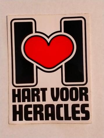 Hart voor Heracles vintage voetbal logo sticker club  beschikbaar voor biedingen