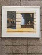 Edward Hopper print van schilderij New York Office , 50x40cm, Huis en Inrichting, Woonaccessoires | Schilderijen, Tekeningen en Foto's