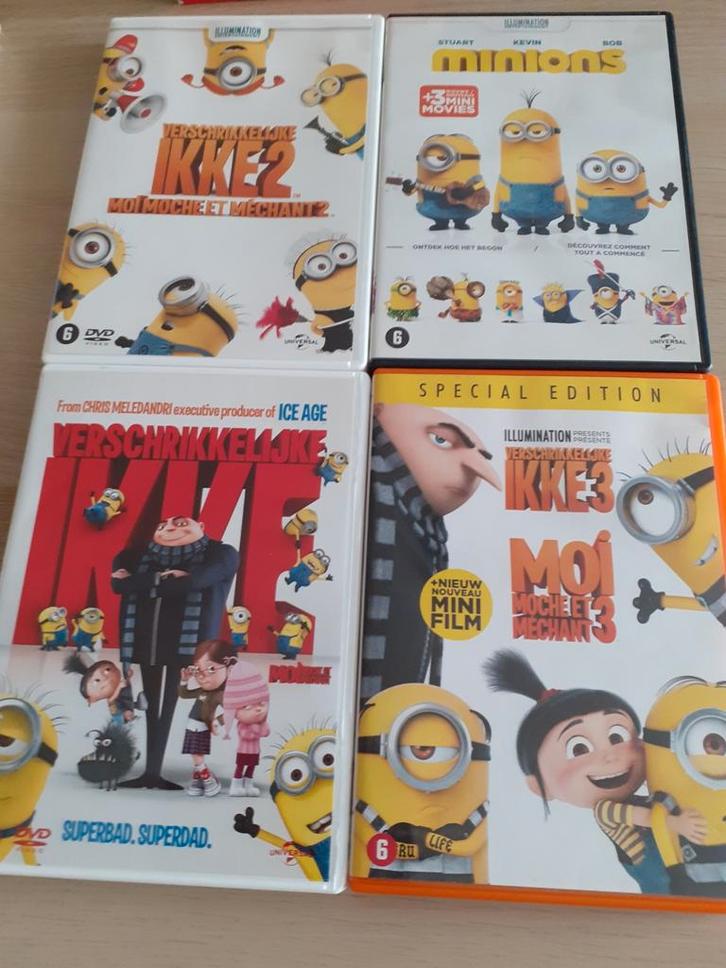 Despicable Me / Verschrikkelijke Ikke DVD Collectie €8,00, Cd's en Dvd's, Dvd's | Kinderen en Jeugd, Gebruikt, Film, Komedie, Boxset