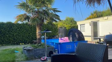 Stacaravan op Camping de Drecht, Leimuiden