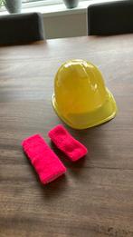Foute outfit , zweetbandjes en plastic bouwhelm, Ophalen of Verzenden, Carnaval, Accessoires