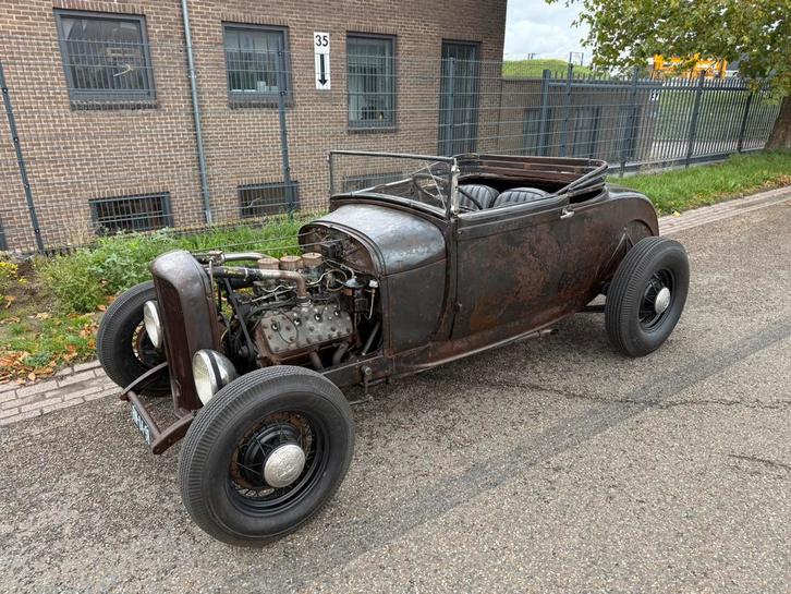 1932 Ford Model B - 1928 Ford Model A body Flathead Hotrod, Auto's, Oldtimers, Bedrijf, Benzine, Cabriolet, Handgeschakeld, Overige kleuren