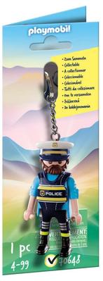 PLAYMOBIL 70648 Sleutelhanger Politieman, Kinderen en Baby's, Speelgoed | Playmobil, Nieuw, Complete set, Ophalen of Verzenden