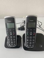 Fysic dect telefoon senioren type fx-6020, Ophalen of Verzenden, Gebruikt, 2 handsets