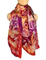 Nieuwe Imbarro viscose shawl, sjaal, batique, Kleding | Dames, Verzenden, Maat 46/48 (XL) of groter, Nieuw, Imbarro