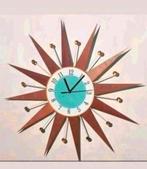 Kleine zonneklok op batterij. Nieuw in verpakking., Ophalen of Verzenden, Nieuw, Analoog, Wandklok