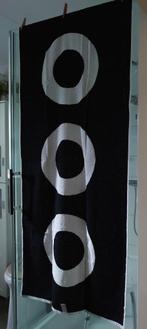 strandlaken Jan des Bouvrie 160 x 75 cm Nieuw, Huis en Inrichting, Verzenden, Nieuw, Zwart, Handdoek