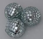 Disco Kerstballen -12 st.-Zilver- D4 cm-kunststof, Ophalen, Zo goed als nieuw