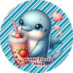 L291 luxe icing dolfijn 20cm eetbare taart plaat print, Ophalen of Verzenden, Nieuw, Taarten, Versiering