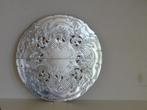 Verzilverde onderzetter, Gorham, uitschuifbaar, 26 cm, Antiek en Kunst, Antiek | Goud en Zilver, Ophalen of Verzenden, Zilver