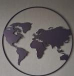 Wereldbol Wanddecoratie, Ophalen of Verzenden, Zo goed als nieuw