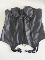Corset leer, Ledapol, XL, Ledapol, Verzenden, Zwart, Body of Korset