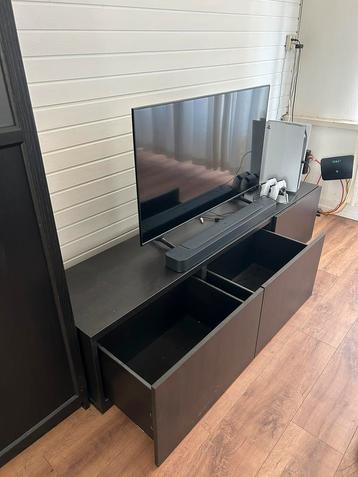 Besta Lappviken tv meubel zwart