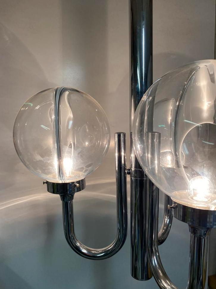 Vintage hanglamp, Huis en Inrichting, Lampen | Wandlampen, Zo goed als nieuw, Glas, Ophalen
