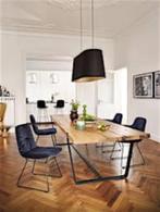 Design tafel, Huis en Inrichting, Tafels | Eettafels, 200 cm of meer, 50 tot 100 cm, Gebruikt, Rechthoekig