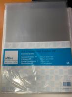 2000 showtassen A4/ insteekhoesjes van transparant plastic, Ophalen of Verzenden, Nieuw