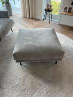 Goossens Luxor 3-zits bank + hocker (Zo goed als nieuw), 125 cm of meer, Ophalen of Verzenden, Zo goed als nieuw, Stof