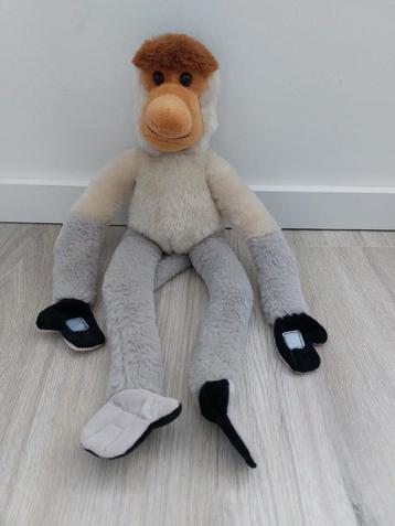 Knuffel ollie aap neusaap L71 beschikbaar voor biedingen