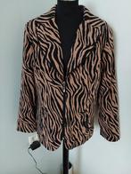 La Verite blazer/jasje maat   42/44 Zebra Print, Verzenden, Zo goed als nieuw, Maat 42/44 (L), Zwart