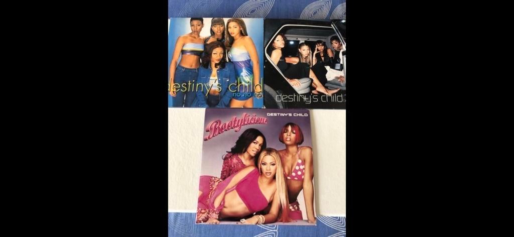 Destiny's Child 3 cd singles - oa Bootylicious, 2 t/m 5 singles, Ophalen of Verzenden, Zo goed als nieuw