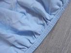 Tweepersoons hoeslaken met split - lichtblauw - jersey., Blauw, Gebruikt, Hoeslaken of Sloop, Ophalen